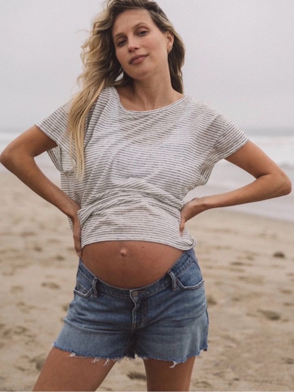 Hatch maternity jean cut off shorts 27